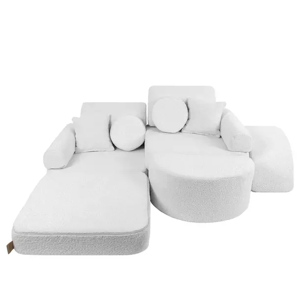 Vaikiška Modulinė Sofa Pocket - balta