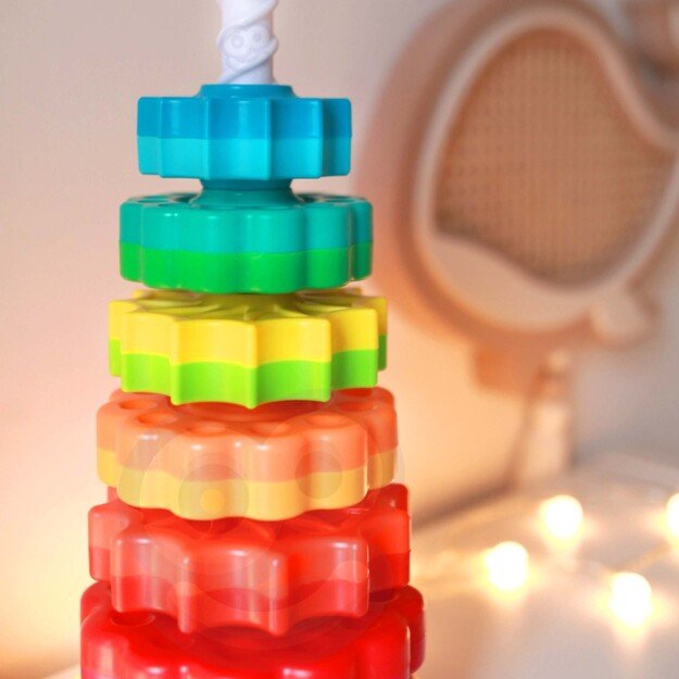 WOOPIE BABY Edukacinė susukta piramidė – bokštas 1