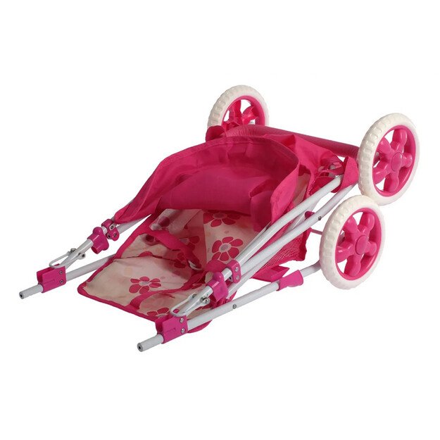 WOOPIE ROYAL Lėlių vežimėlis – gėlių rašto skėtinis vežimėlis 9