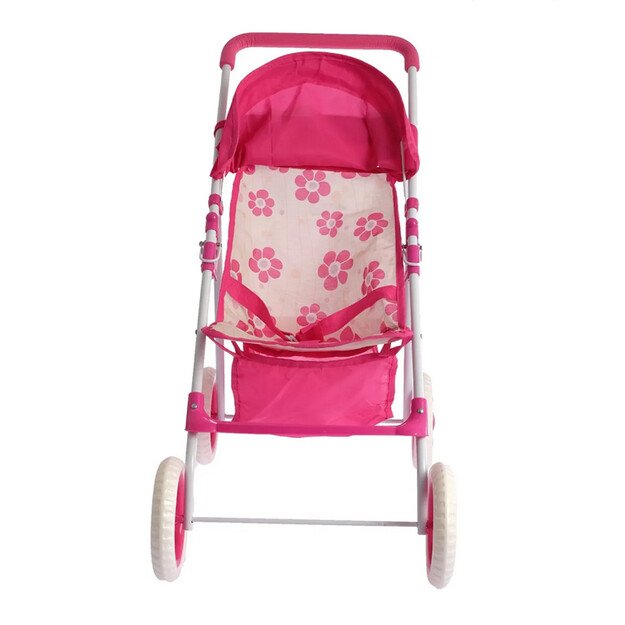 WOOPIE ROYAL Lėlių vežimėlis – gėlių rašto skėtinis vežimėlis 8