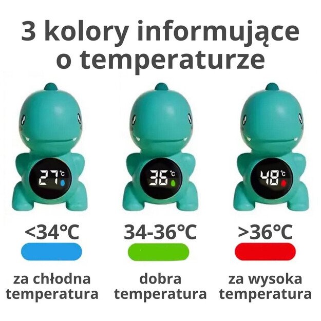 WOOPIE BABY Vandens temperatūros matuoklis (termometras) mėlynas 4