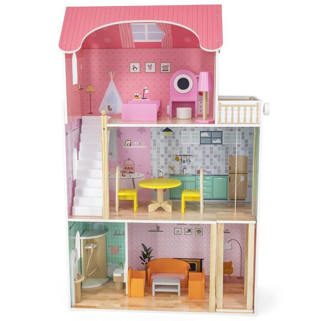 VIGA didelis medinis lėlių namas 11