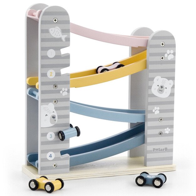 PolarB medinė žaislinių automobilių lenktynių trasa 7