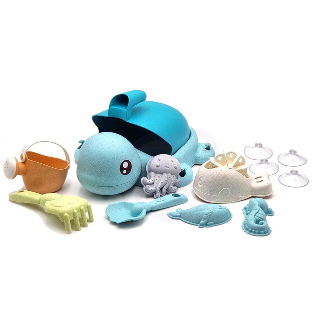 WOOPIE GREEN 2 viename smėlio ir vandens rinkinys „Vėžliukas“ 9