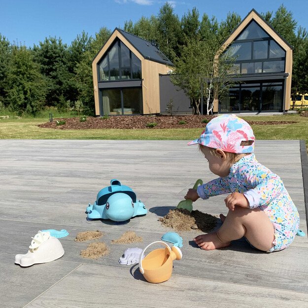 WOOPIE GREEN 2 viename smėlio ir vandens rinkinys „Vėžliukas“ 1