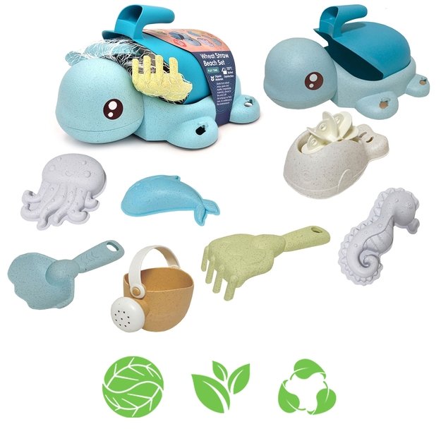 WOOPIE GREEN 2 viename smėlio ir vandens rinkinys „Vėžliukas“