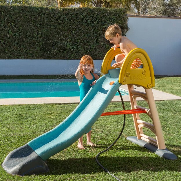 FEBER didelė lauko čiuožykla „Casual“ su vandens funkcija, 190 cm 3