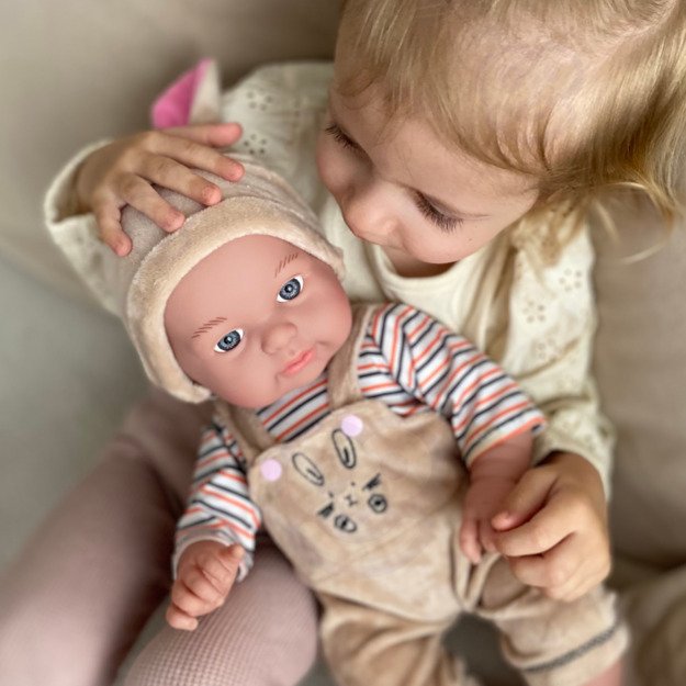 WOOPIE ROYAL Lėlė Kūdikis su Triušiuko Kostiumu – 46 cm 12