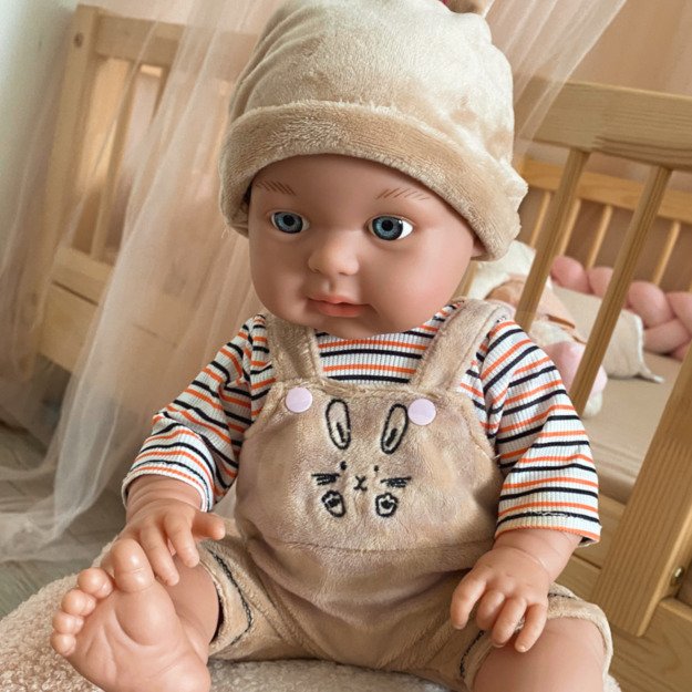 WOOPIE ROYAL Lėlė Kūdikis su Triušiuko Kostiumu – 46 cm 10