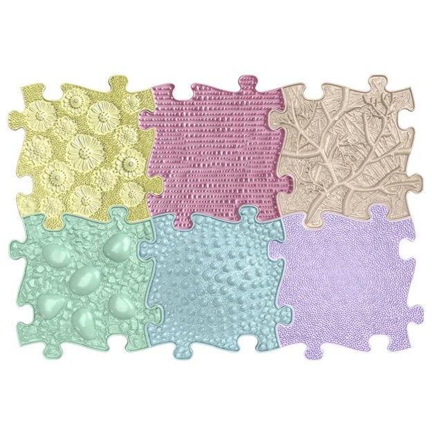 WOOPIE sensorinis ortopedinis kilimėlis (6 dalių rinkinys) 1