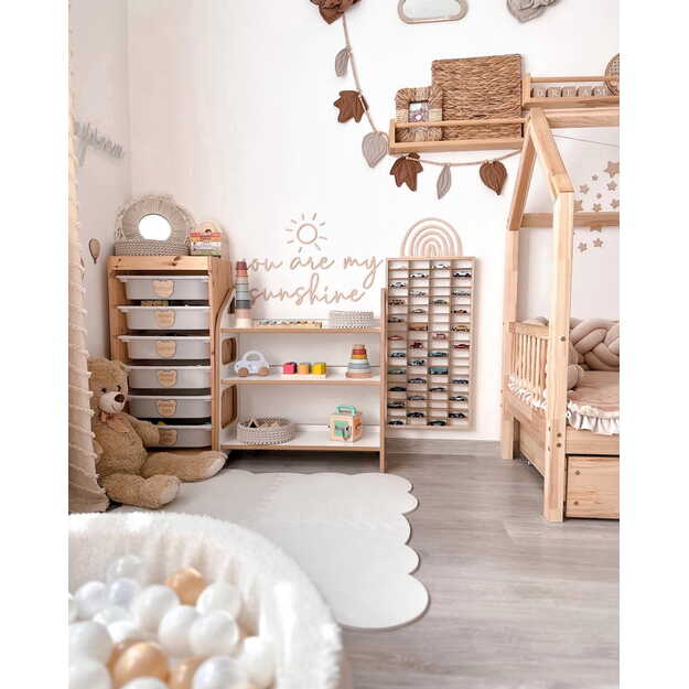 Montessori knygų lentyna MAXI. Baltos spalvos 7