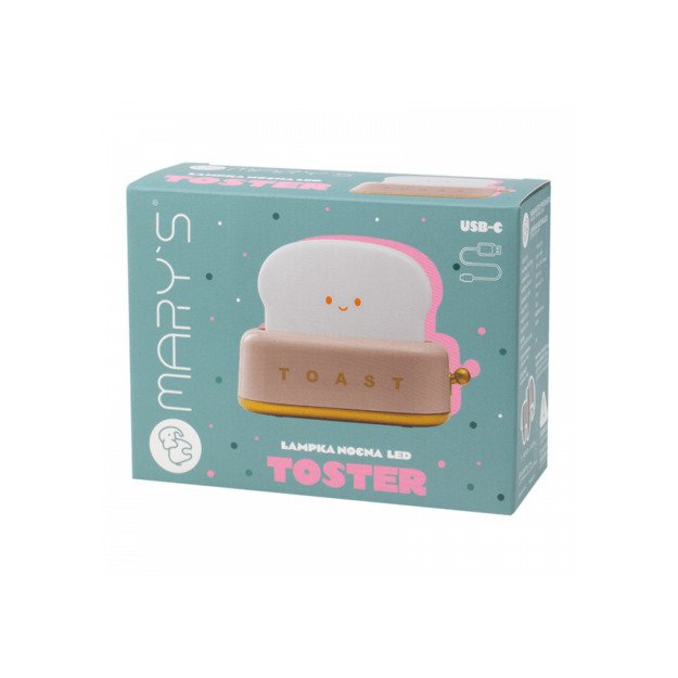 Mary’s LED naktinė lempa „Skrudintuvas“ – rožinė spalva 1