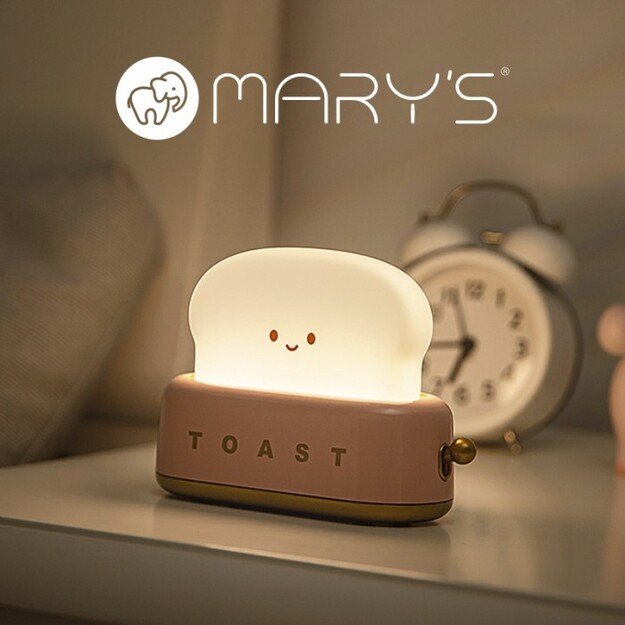 Mary’s LED naktinė lempa „Skrudintuvas“ – rožinė spalva