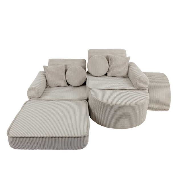 Vaikiška Modulinė Sofa Pocket - ekru 