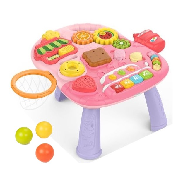 WOOPIE BABY Multifunkcinis 5-in-1 rožinis vaikštynės rinkinys (nuo 1 metų)