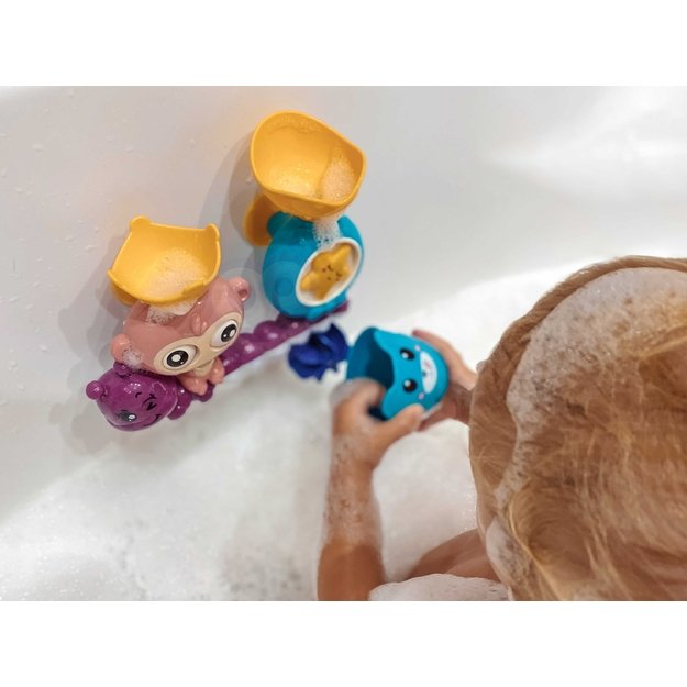 WOOPIE BABY Vandens žaislas maudynėms „Beždžionėlė“ + puodelis 4