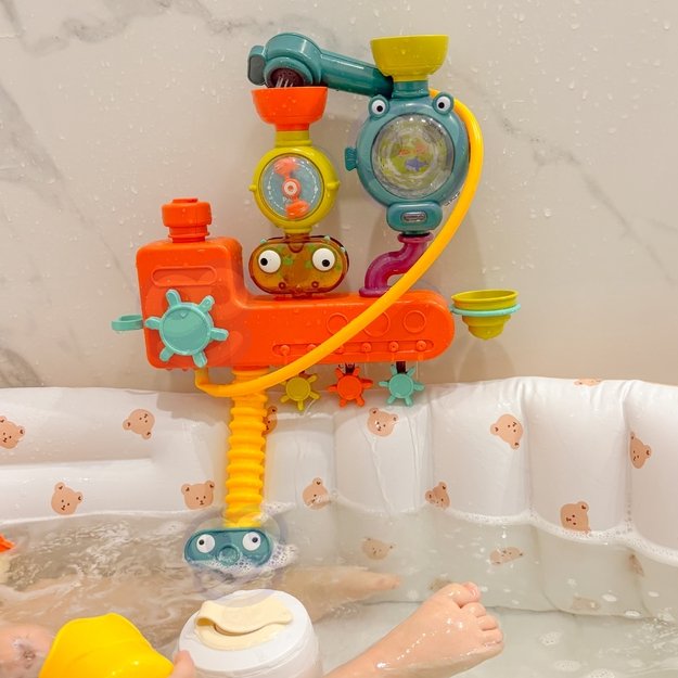 WOOPIE BABY Vandens žaislas „Kranas–dušas–fontanas“ su ančiuku 1