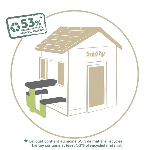 Smoby vaikiškas pikniko staliukas