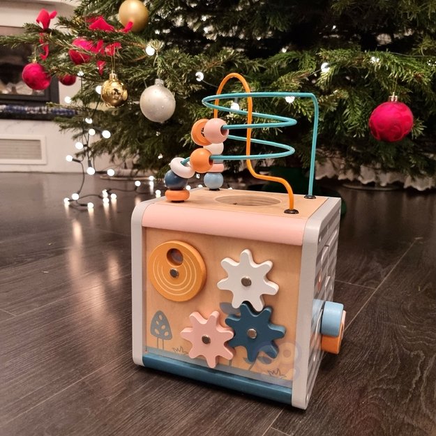 VIGA PolarB „Activity Box“ – medinis edukacinis žaidimų centras 5 viename (kūbelis) 13