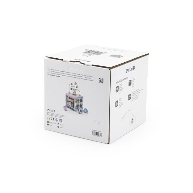 VIGA PolarB „Activity Box“ – medinis edukacinis žaidimų centras 5 viename (kūbelis) 14