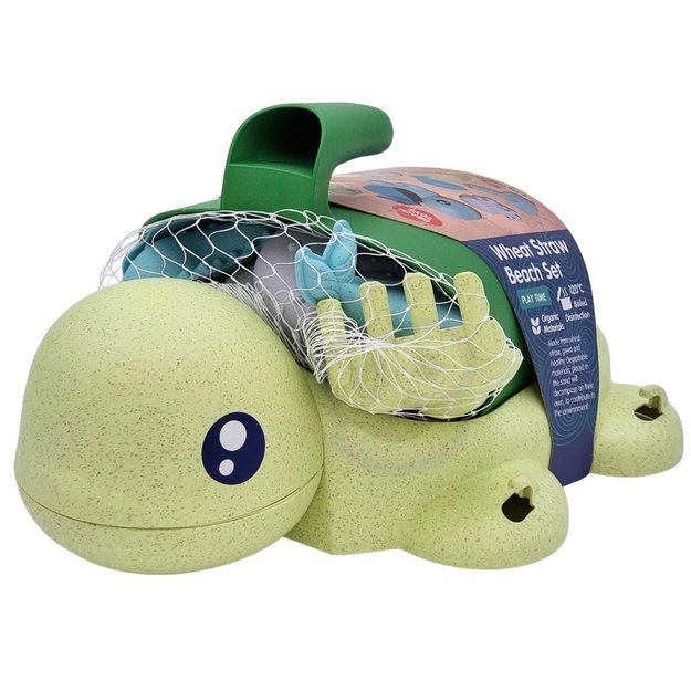 WOOPIE GREEN 2 viename smėlio ir vonios rinkinys „Vėžliukas“