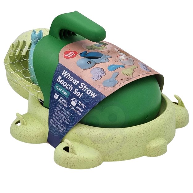 WOOPIE GREEN 2 viename smėlio ir vonios rinkinys „Vėžliukas“
