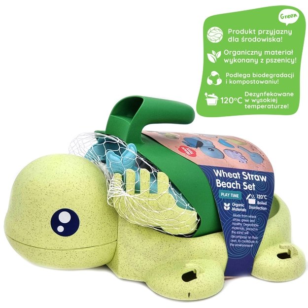 WOOPIE GREEN 2 viename smėlio ir vonios rinkinys „Vėžliukas“