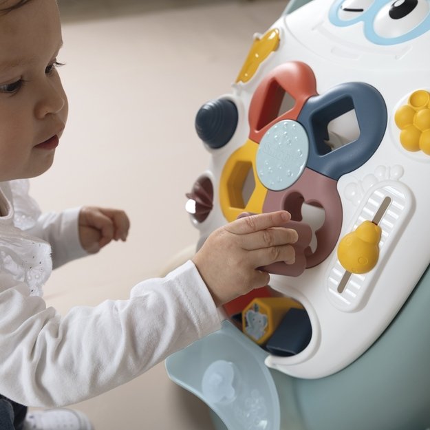 SMOBY LITTLE Interaktyvus vaikštynės-vežimėlis 3 viename