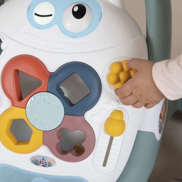 SMOBY LITTLE Interaktyvus vaikštynės-vežimėlis 3 viename