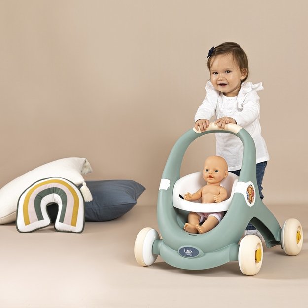 SMOBY LITTLE Interaktyvus vaikštynės-vežimėlis 3 viename