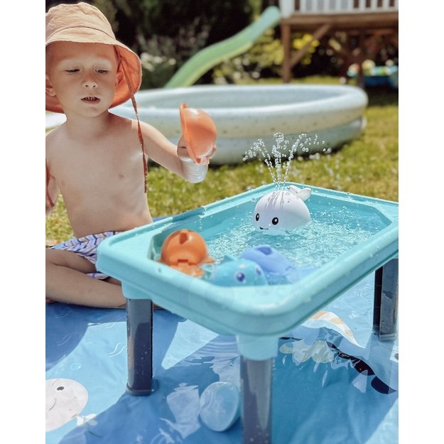 WOOPIE BABY Vonios žaislas „Banginis“ – vandens fontanas su LED apšvietimu 7