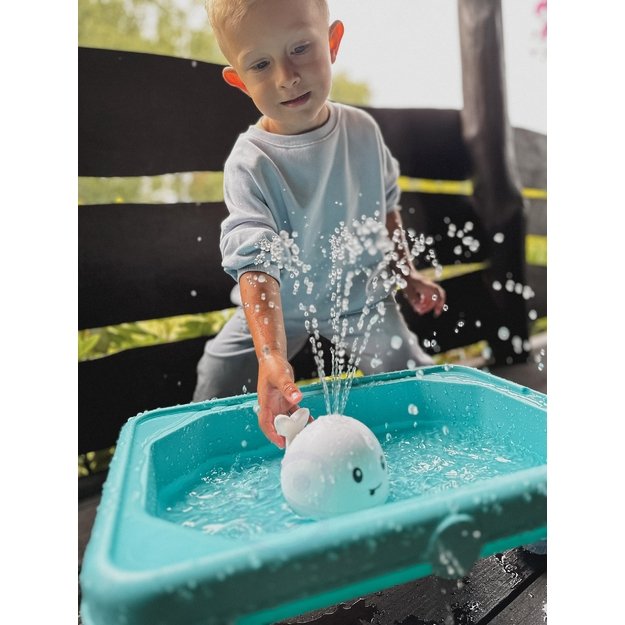 WOOPIE BABY Vonios žaislas „Banginis“ – vandens fontanas su LED apšvietimu 6