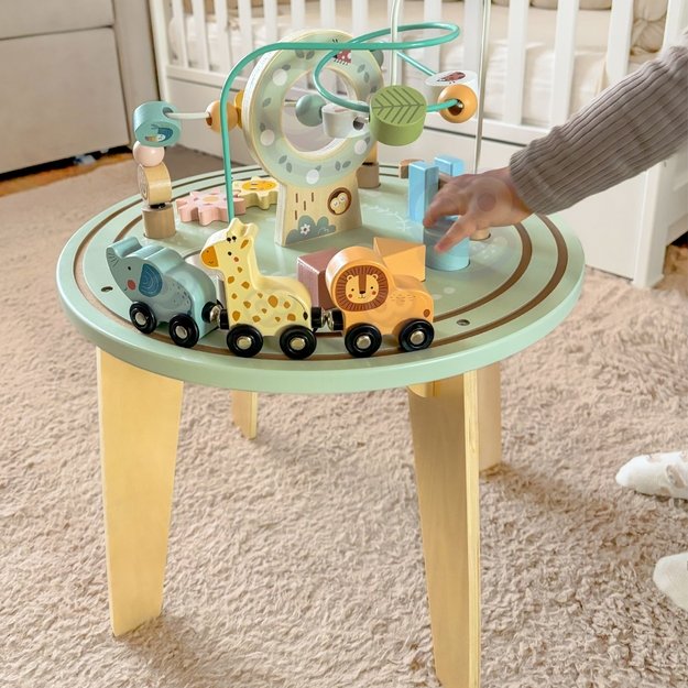 TOOKY TOY Medinis Montessori veiklos stalas