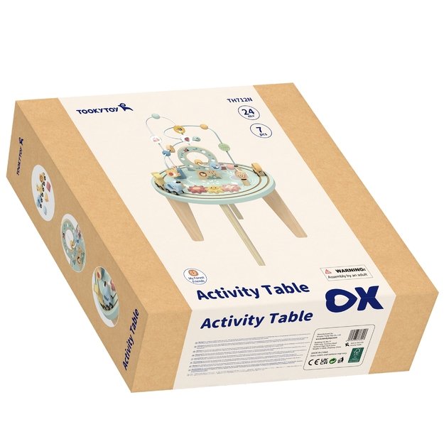TOOKY TOY Medinis Montessori veiklos stalas