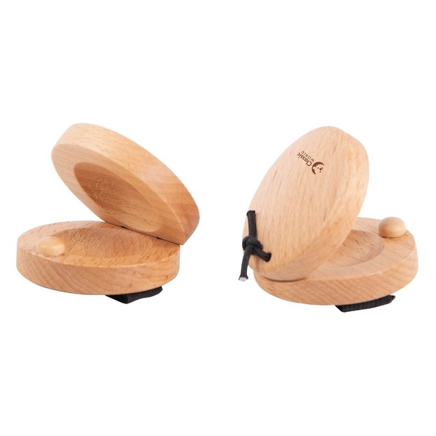 CLASSIC WORLD EDU Medinis rankinis instrumentas – Kastanjetė