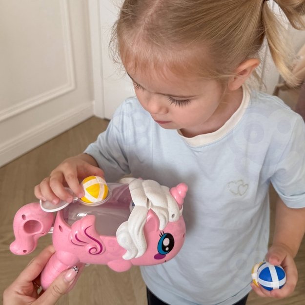 WOOPIE vikrumo žaidimas „Velcro“ smiginis – 2in1 rinkinys: taikinys ir šaudyklė, vienaragis 5