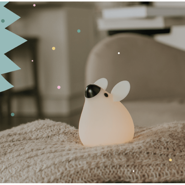 Mary’s LED naktinė lempa „Pelė“ – balta spalva 5