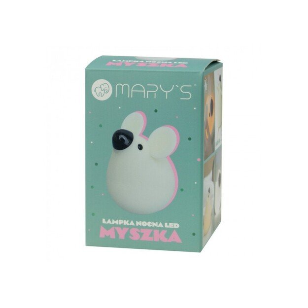 Mary’s LED naktinė lempa „Pelė“ – balta spalva 1