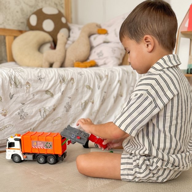 WOOPIE Interaktyvus šiukšliavežis (modelis) 1:16 su garso ir šviesos efektais 5