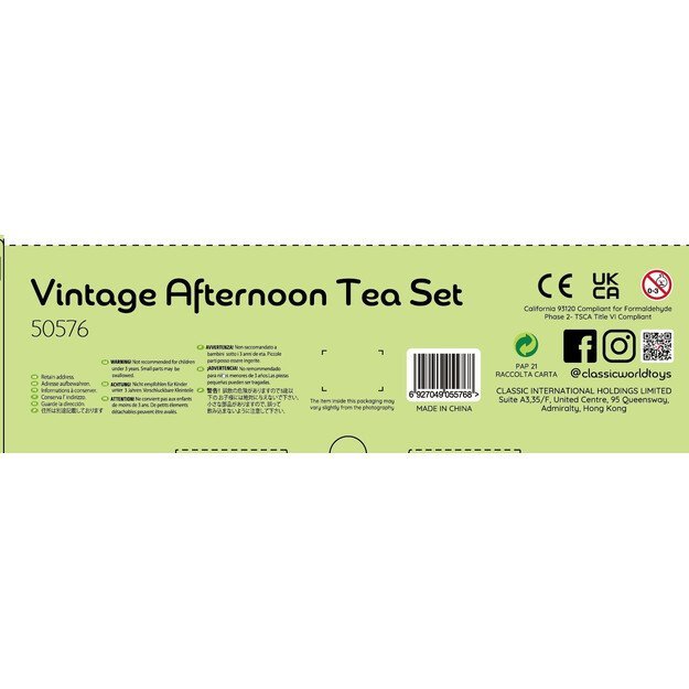 CLASSIC WORLD Medinis arbatos rinkinys – 14 dalių 15