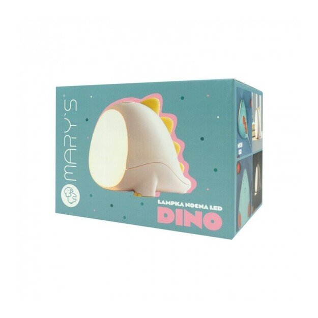 Mary’s LED naktinė lempa „Dinozauras“ – rožinė 9