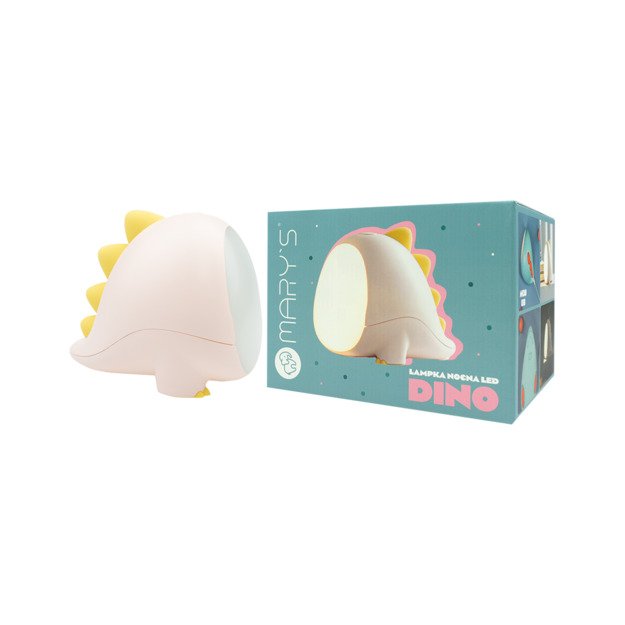 Mary’s LED naktinė lempa „Dinozauras“ – rožinė 8