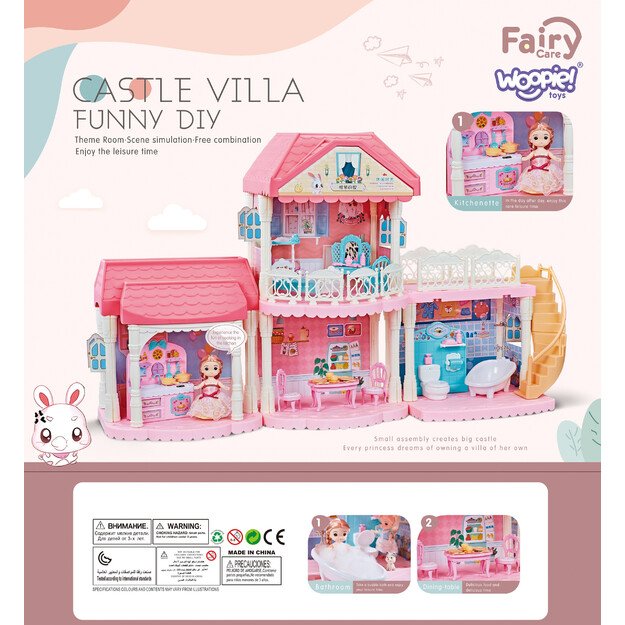 WOOPIE – lėlių namas CASTLE VILLA XXL 12