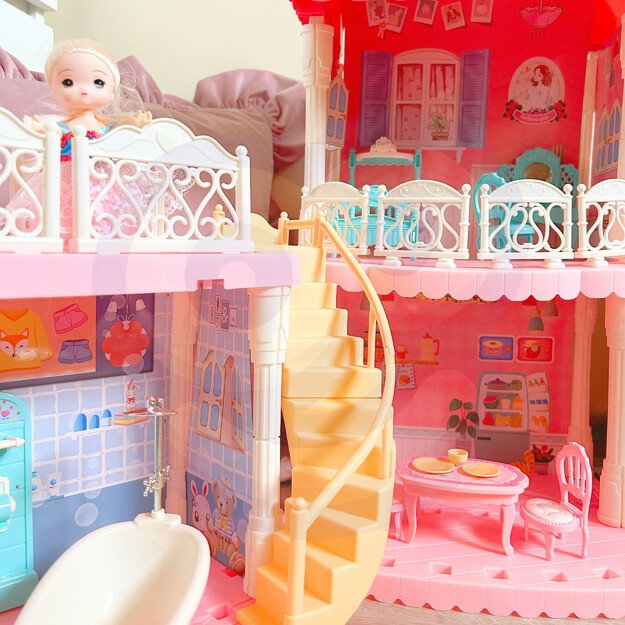 WOOPIE – lėlių namas CASTLE VILLA XXL 9