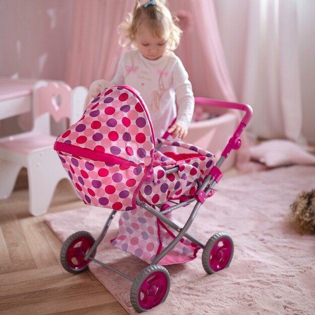 WOOPIE ROYAL Lėlių vežimėlis – Gylus 3in1 su Nešyne 4