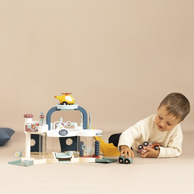 SMOBY Little dėžutė su automobiliais „Vroom Planet“