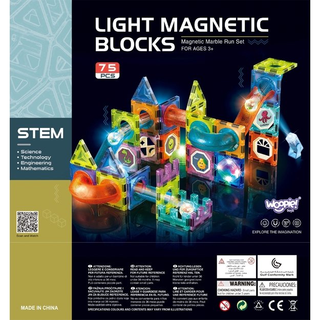 WOOPIE magnetinės kaladėlės
