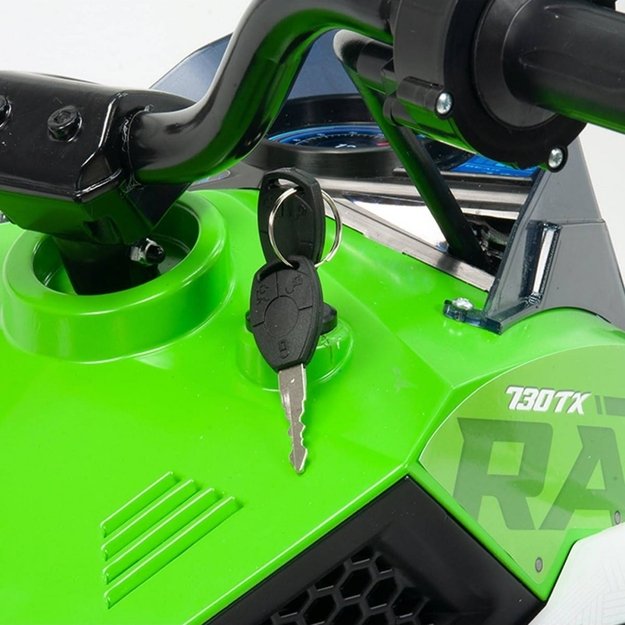 INJUSA didelis elektrinis keturratis „Rage 24V“ – vaikams nuo 6 m., iki 50 kg