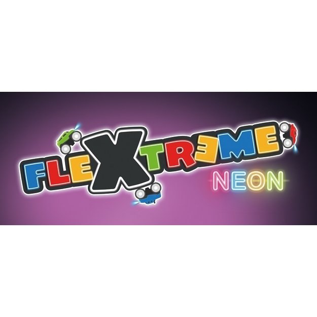 SMOBY Flextreme Neon – Lanksti automobilių trasa su automobiliu