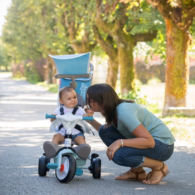 SMOBY triratukas „Baby Balade Plus“ – mėlynas